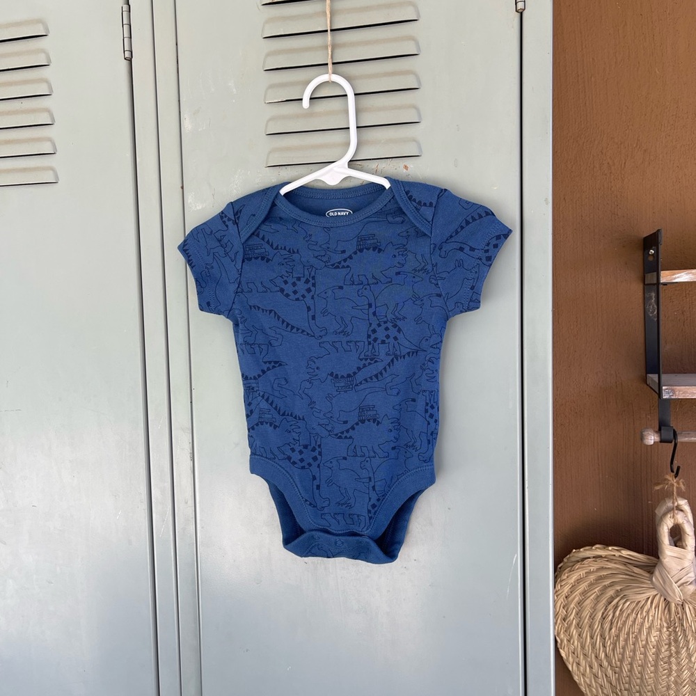 Old Navy Blue Bodysuit feat. Animal design